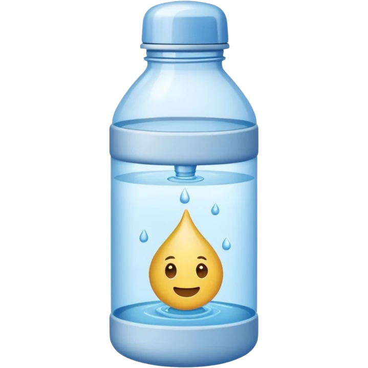Water bottle emoji