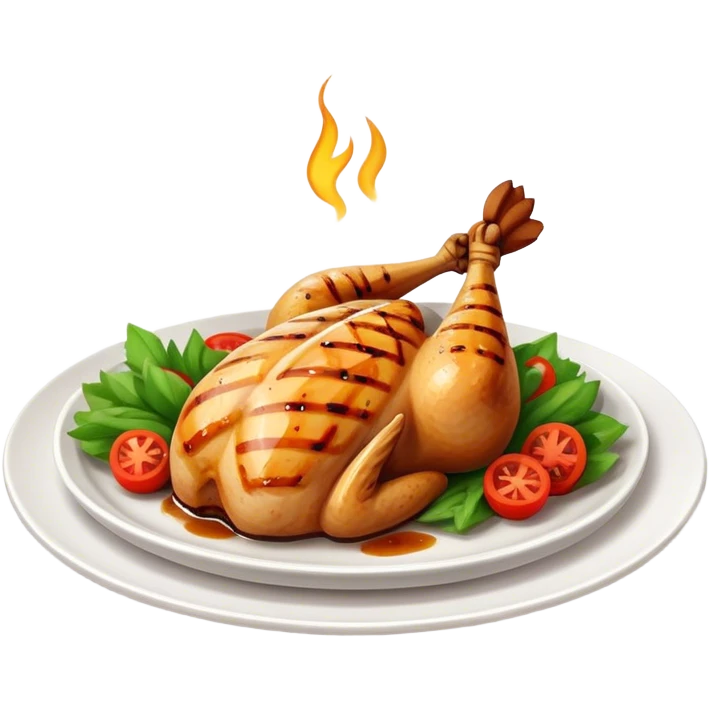 Grilled chicken emoji