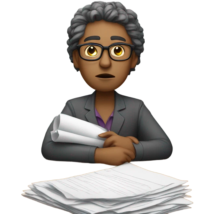 Sick teacher emoji