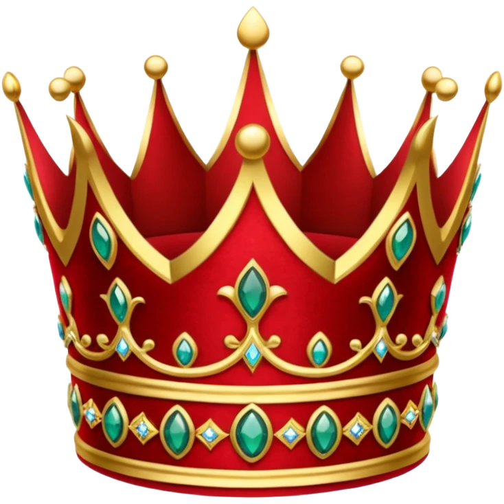 red crown emoji