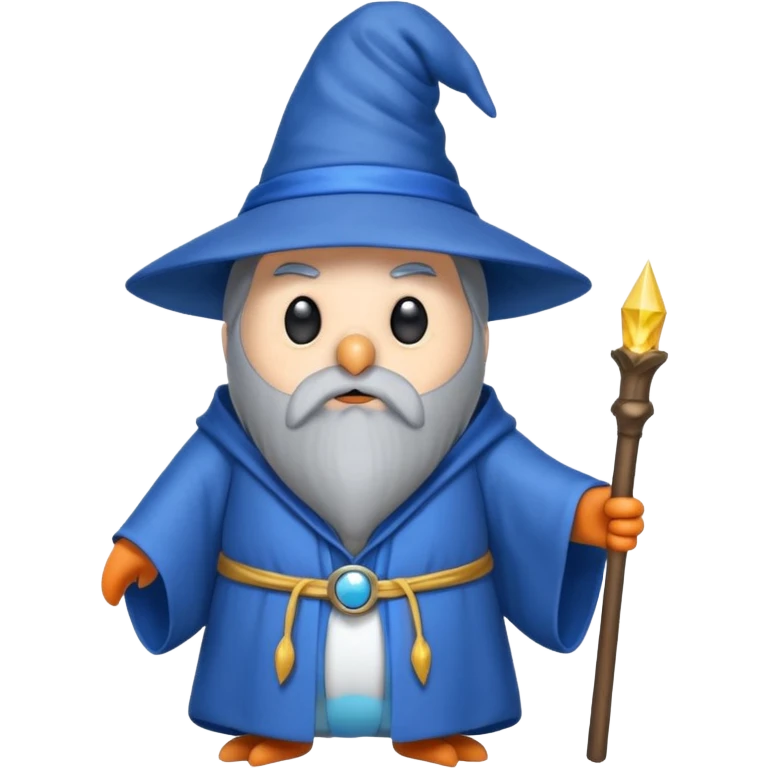 Penguin Wizard emoji