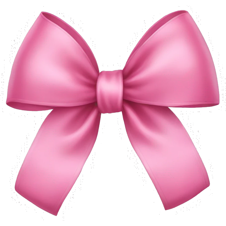 A cut pink bow emoji