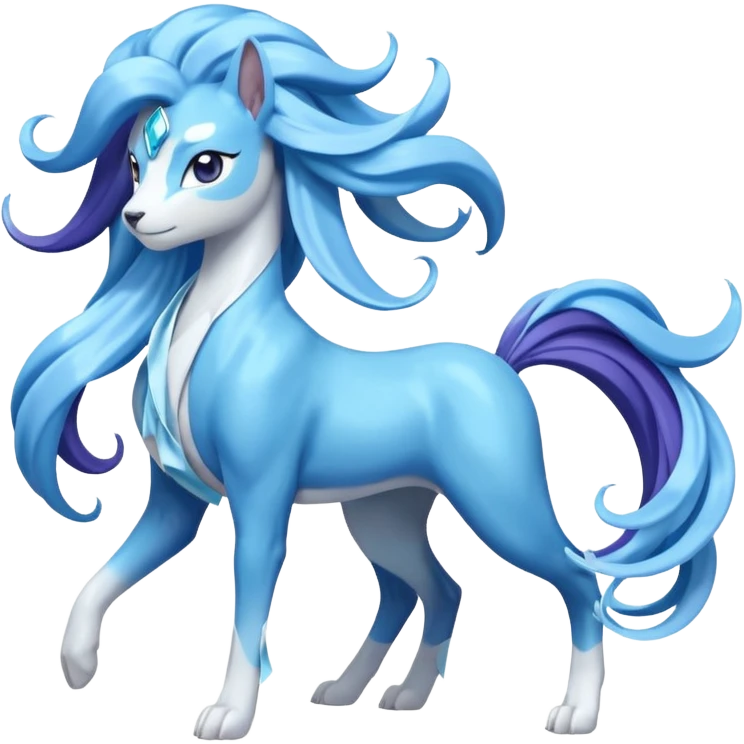 Pokemon  legendary Suicune emoji