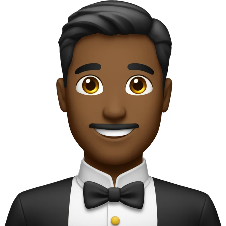 Waiter "good evening” emoji