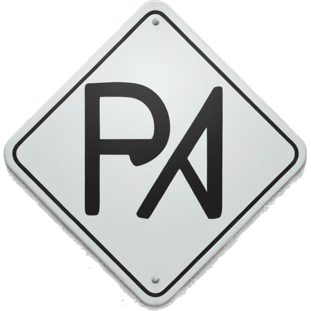 Sign with the inscription Apalon emoji