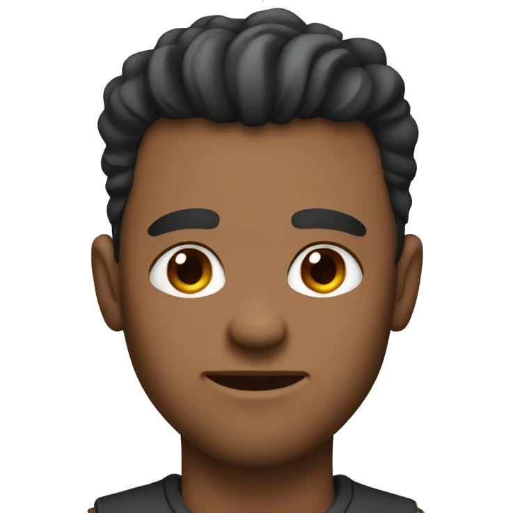 a guy with a serious jaw line emoji