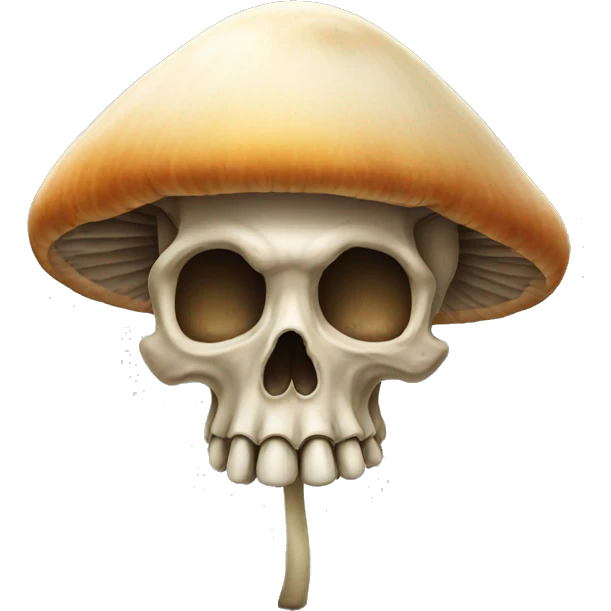 skull mushroom emoji
