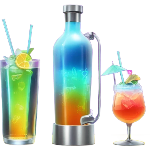 futuristic bar emoji