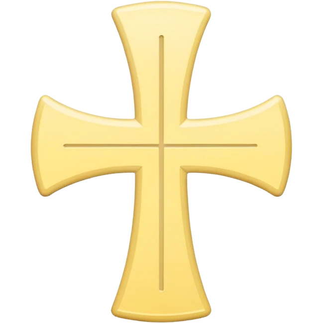 pastel yellow Cross ❌ – cancel / decline emoji