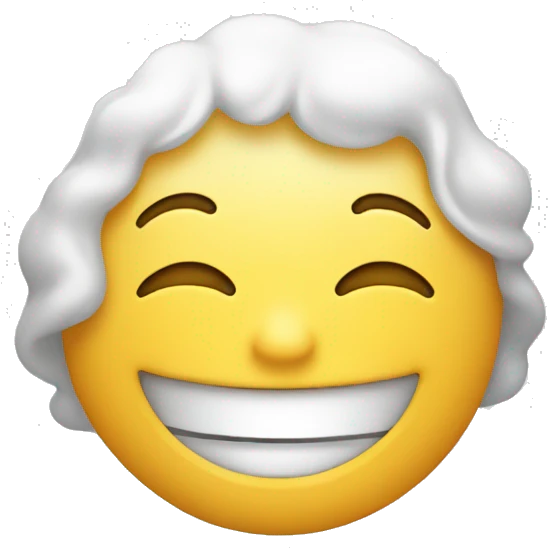Face blushing but smile ecstatic  emoji