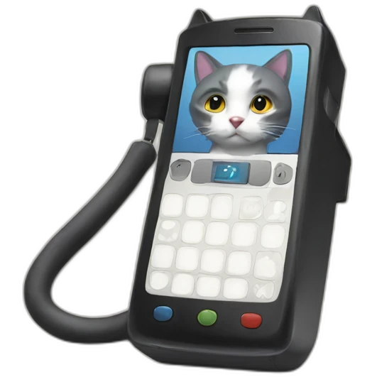 play phone cat emoji