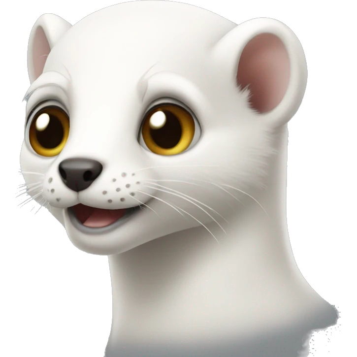 white weasel  emoji