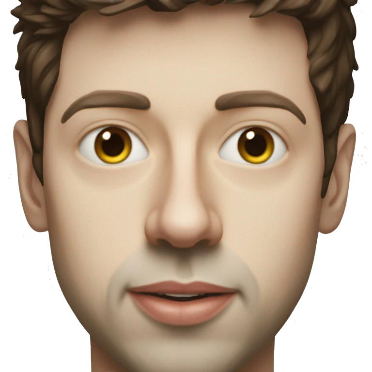 hyperrealistic sam altman satya face to face emoji