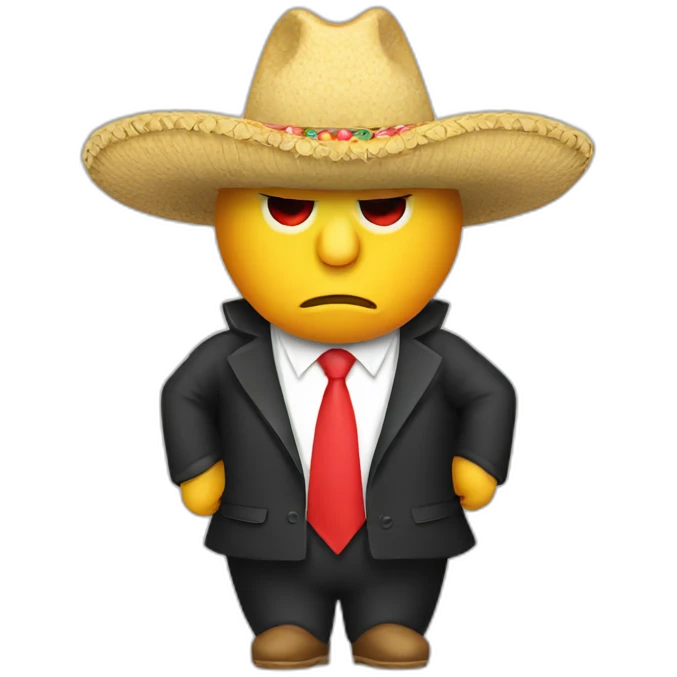 Donald trump wear a sombrero emoji