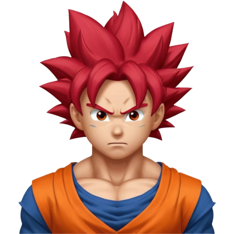 goku ssj god  emoji