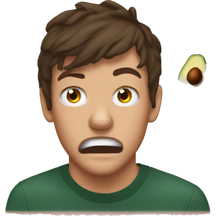 louis tomlinson scared of avocado emoji