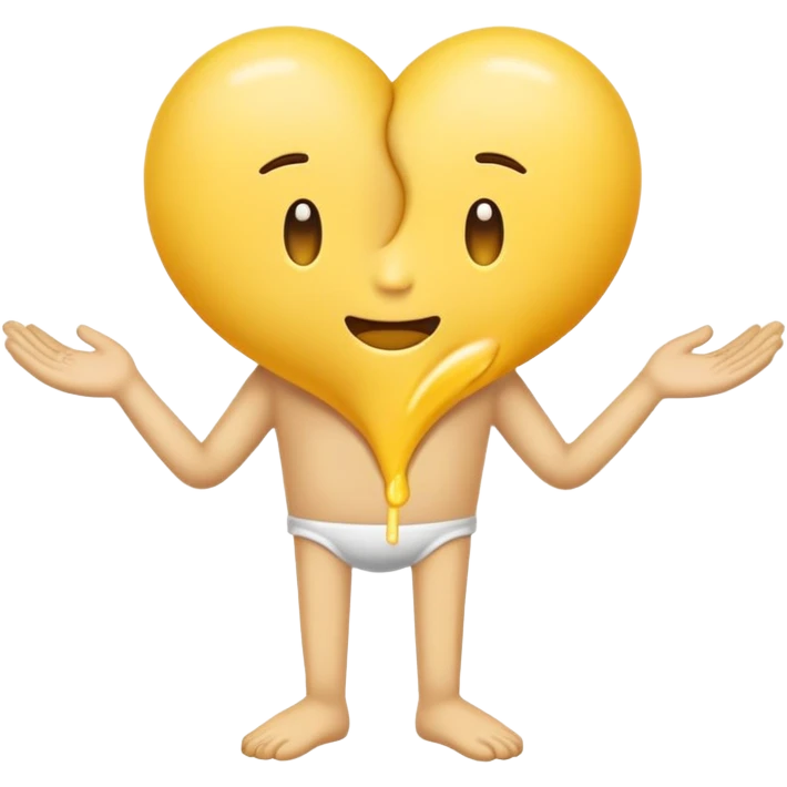 flipped yellow emoji with spreaded legs holding anus in hands emoji