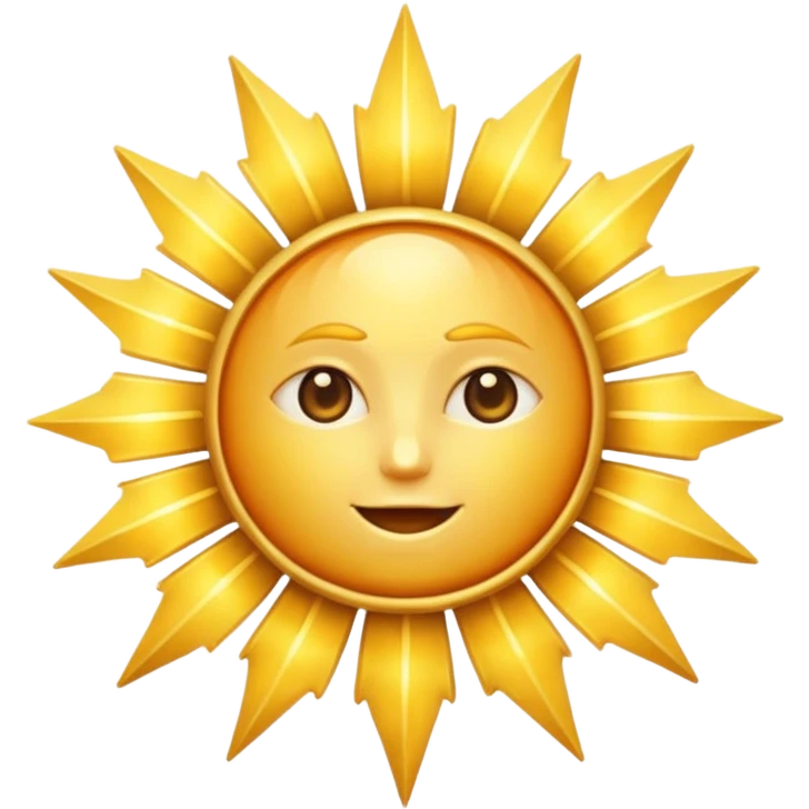 sun ray emoji