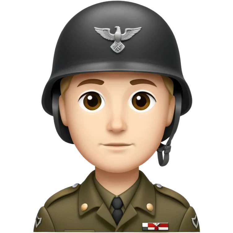 A WW2 German soldier emoji