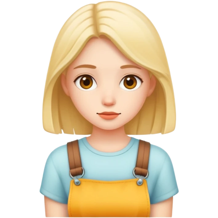 دختر تابستانی درونگرا emoji