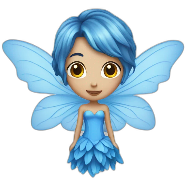 blue fairy emoji