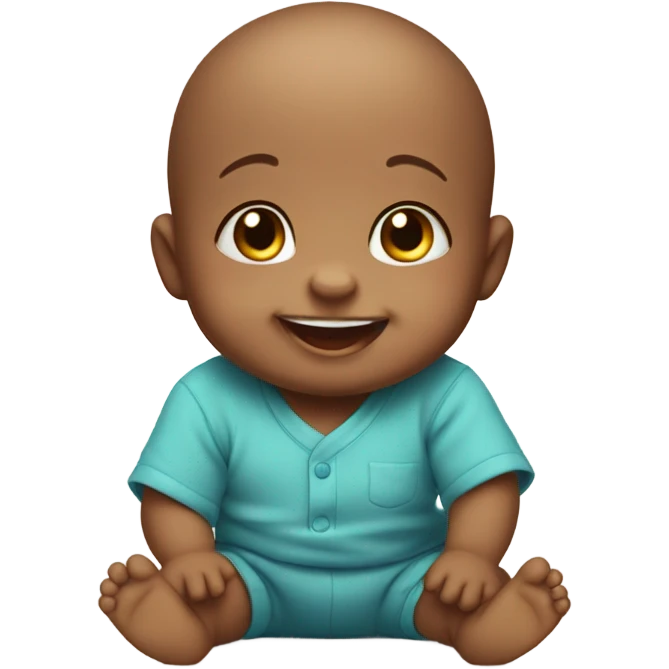 Cute baby emoji