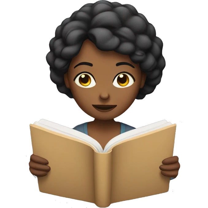 woman reading emoji
