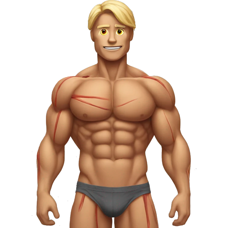 anatomy muscles heavy emoji