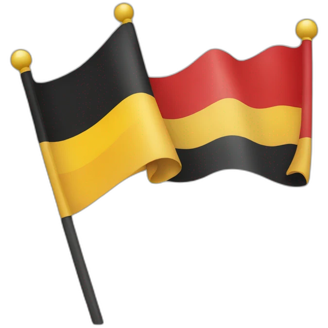 drapeau espagnol et allemand emoji