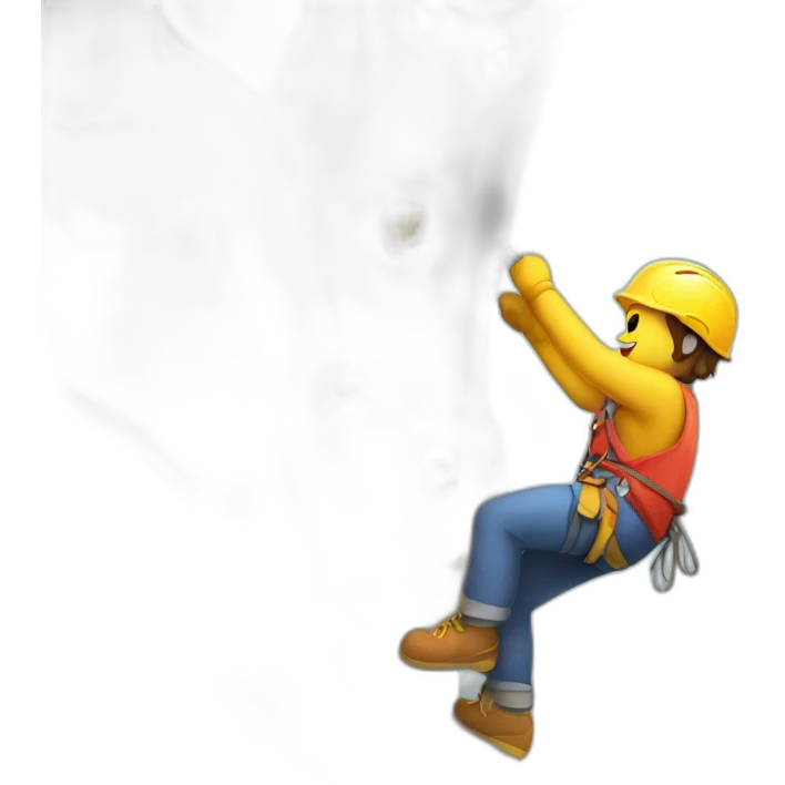Climbing wall  emoji