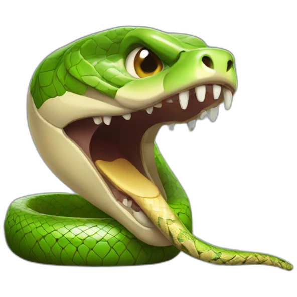 snake eat emoji