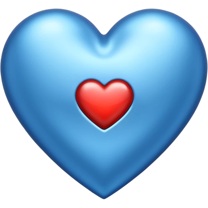 Corazón frío azul emoji