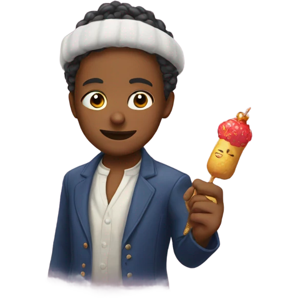 A new year sweet emoji