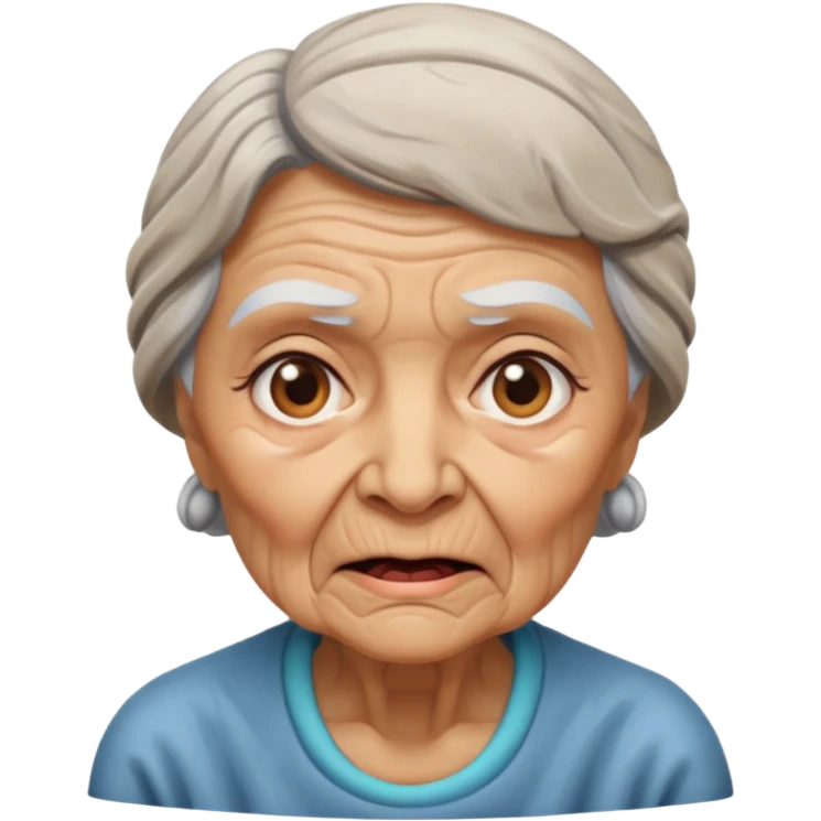 old lady head slap emoji