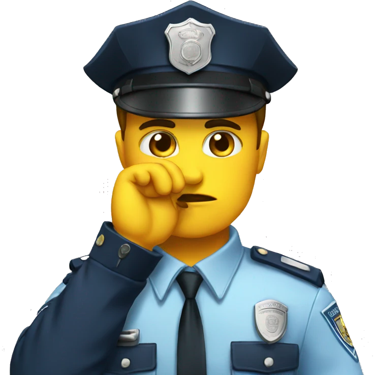 police facepalm emoji