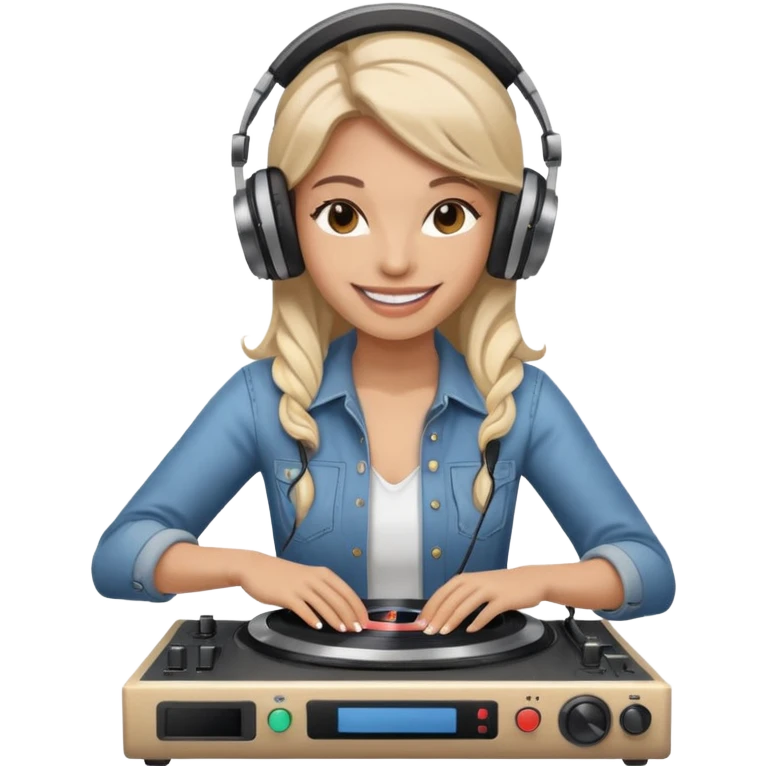 Female DJ emoji