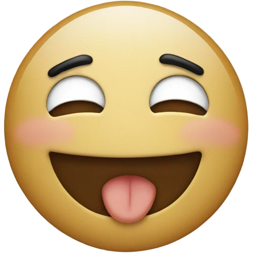 Winking face emoji