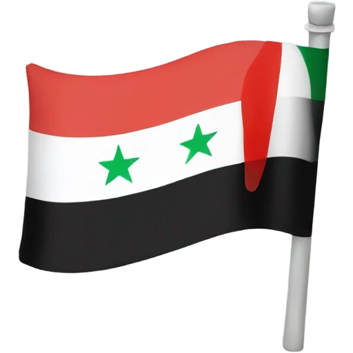 Syrian new flag emoji