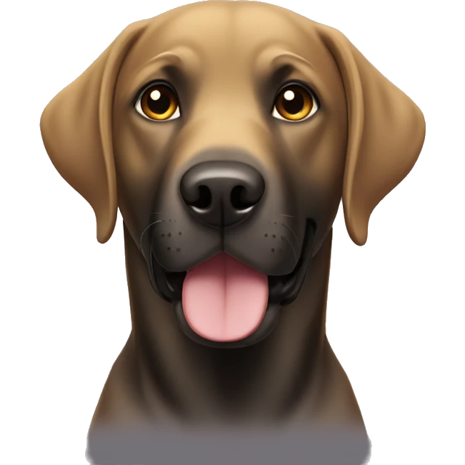 Schwarzer Labrador  emoji