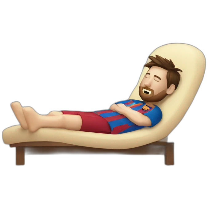 Sleeping-Messi emoji