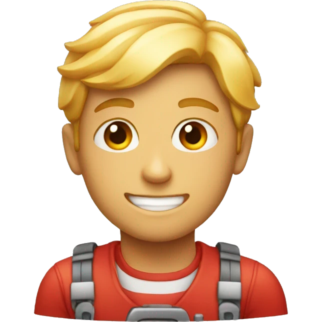 boy hamburger and video maker emoji