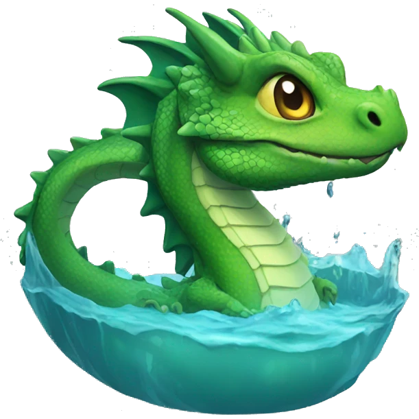 Water dragon emoji