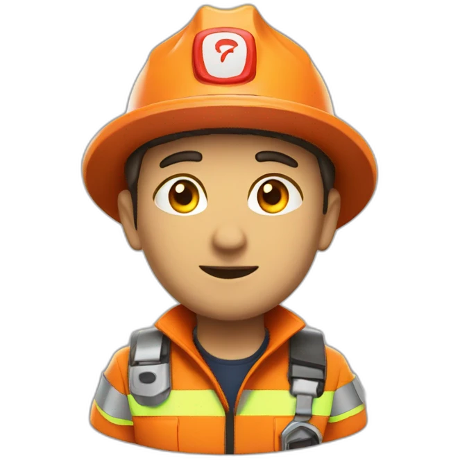 fire warden emoji