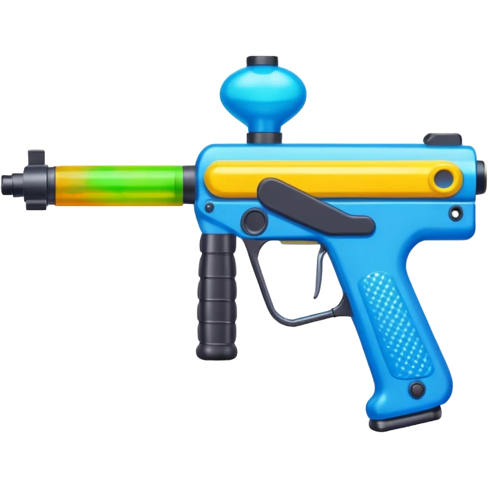 paintball gun colorful emoji
