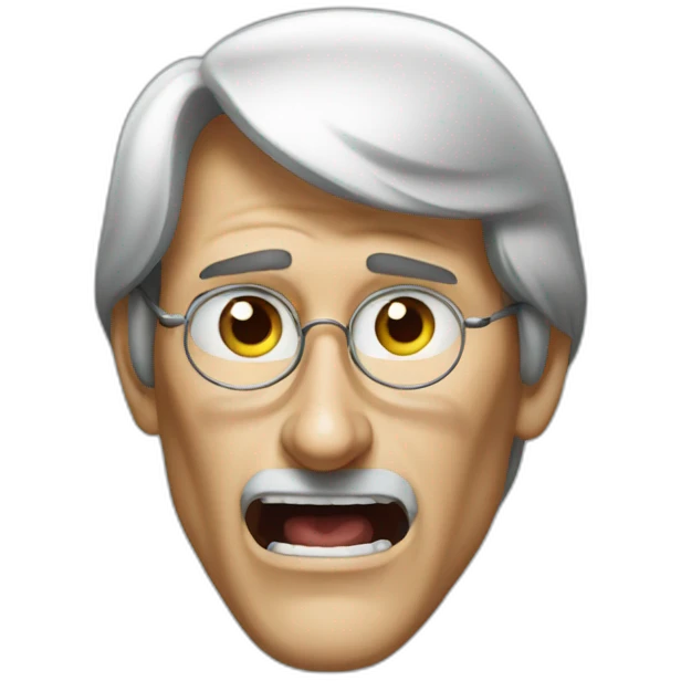 Screaming steve jobs emoji