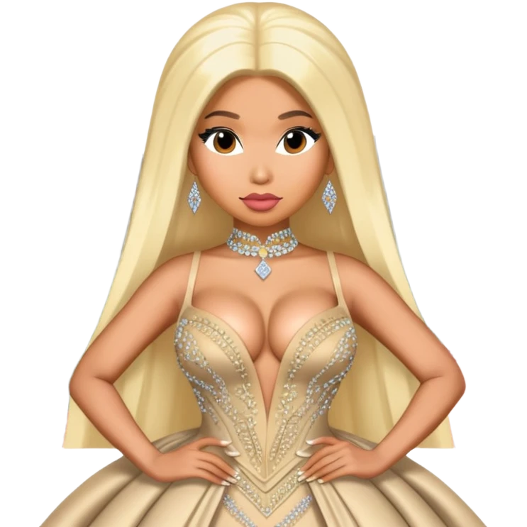 Nicki Minaj at met gala 2024 emoji