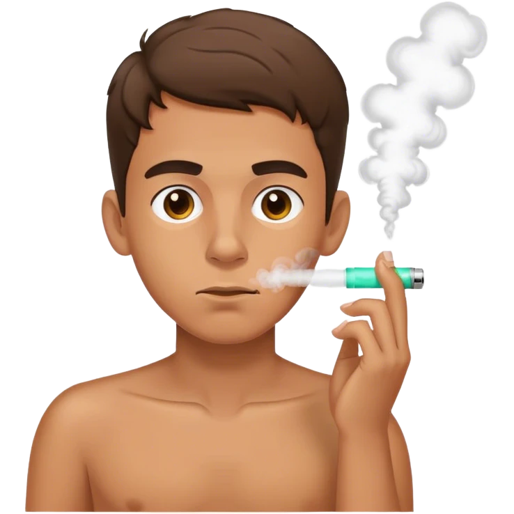 spanish boy vaping emoji