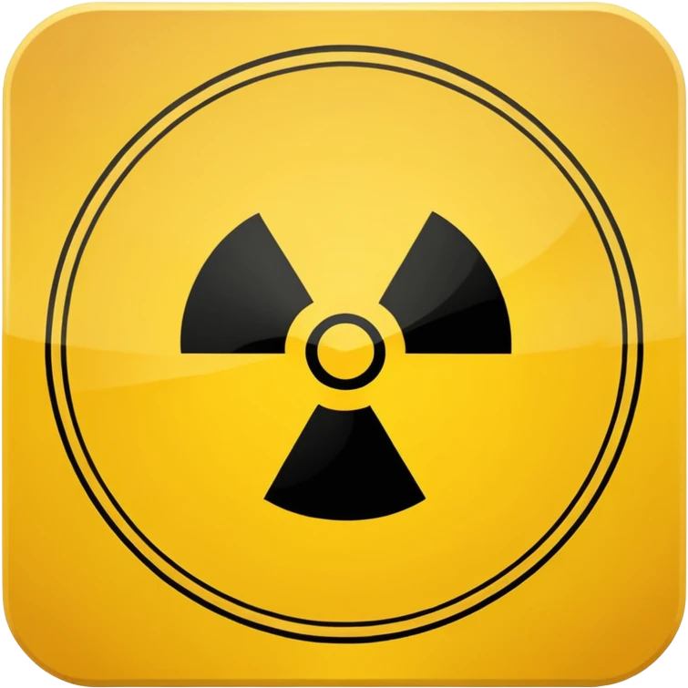 Radiation symbol emoji