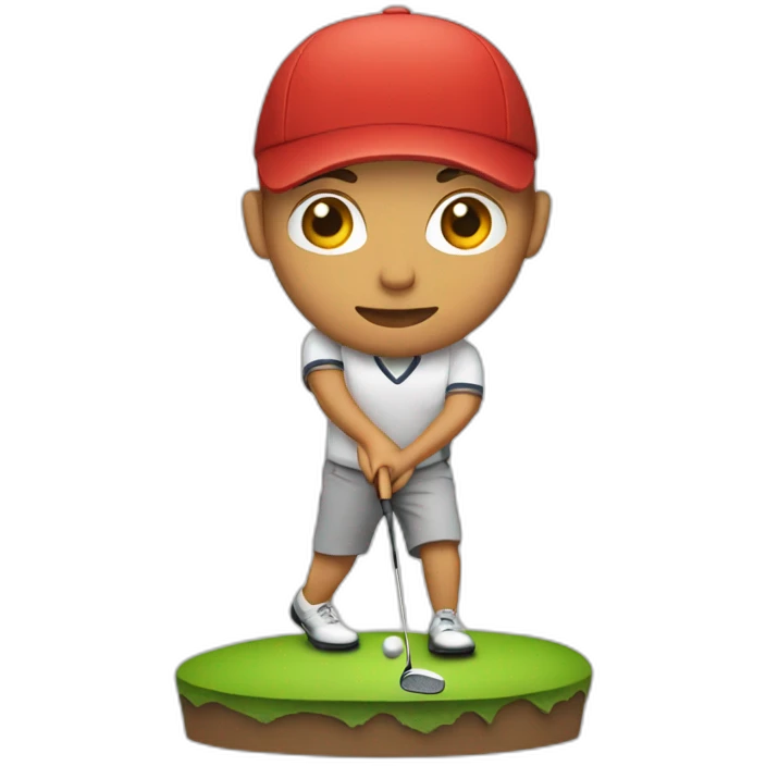 Jugador golf emoji