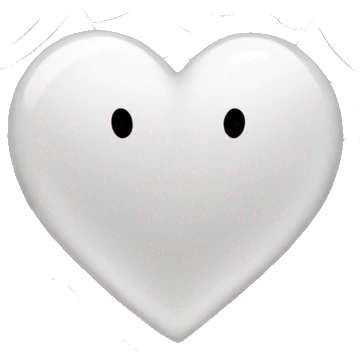 Spider web heart emoji